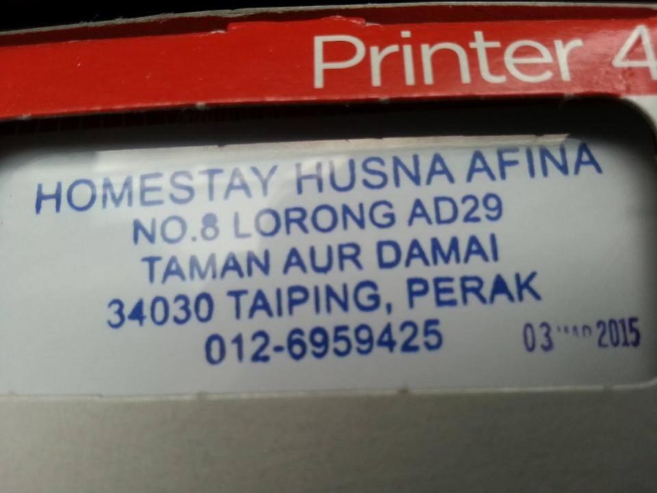 Taiping Homestay Husna Afina Exterior foto